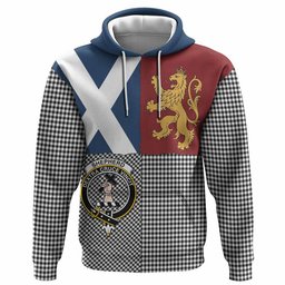 ScotsTee Shop Scottish Shepherd Crest Tartan Hoodie Lion Rampant Saltire Style