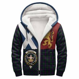 ScotsTee Shop Scottish Urquhart Crest Tartan Hoodie Lion Rampant Saltire Style