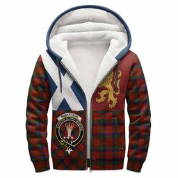 ScotsTee Shop Scottish Robertson Crest Tartan Hoodie Lion Rampant Saltire Style