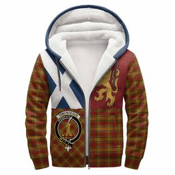 ScotsTee Shop Scottish Scrymgeour Crest Tartan Hoodie Lion Rampant Saltire Style