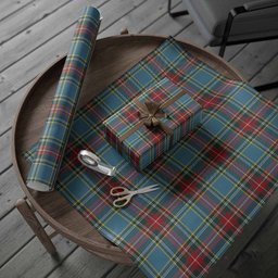 ScotsTee Shop Scottish Beaton Tartan Christmas Wrapping Paper Tartan Gift Wrap