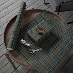 ScotsTee Shop Scottish Bisset Tartan Christmas Wrapping Paper Tartan Gift Wrap
