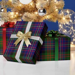 ScotsTee Shop Scottish Chalmers Tartan Christmas Wrapping Paper Tartan Gift Wrap