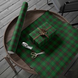 ScotsTee Shop Scottish Beveridge Tartan Christmas Wrapping Paper Tartan Gift Wrap