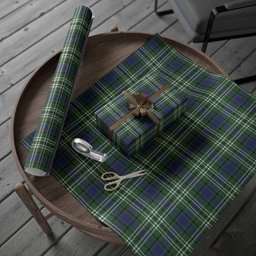 ScotsTee Shop Scottish Blyth Tartan Christmas Wrapping Paper Tartan Gift Wrap