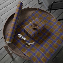 ScotsTee Shop Scottish Balfour Tartan Christmas Wrapping Paper Tartan Gift Wrap
