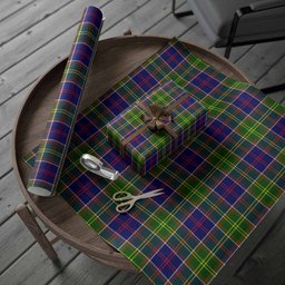ScotsTee Shop Scottish Arnott Tartan Christmas Wrapping Paper Tartan Gift Wrap