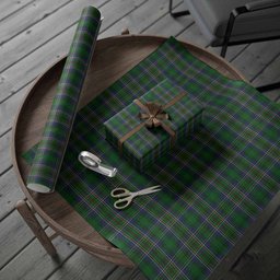 ScotsTee Shop Scottish Cockburn Tartan Christmas Wrapping Paper Tartan Gift Wrap