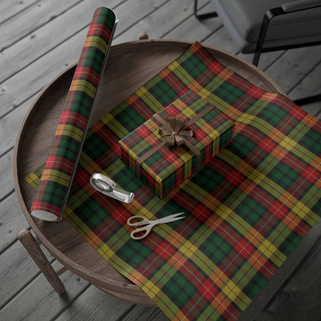 ScotsTee Shop Scottish Buchanan Tartan Christmas Wrapping Paper Tartan Gift Wrap