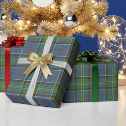 ScotsTee Shop Scottish Colville Tartan Christmas Wrapping Paper Tartan Gift Wrap