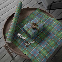 ScotsTee Shop Scottish Colville Tartan Christmas Wrapping Paper Tartan Gift Wrap