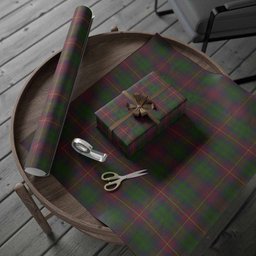ScotsTee Shop Scottish Cairns Tartan Christmas Wrapping Paper Tartan Gift Wrap
