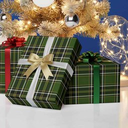 ScotsTee Shop Scottish Birmingham Tartan Christmas Wrapping Paper Tartan Gift Wrap
