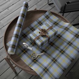 ScotsTee Shop Scottish Bell Tartan Christmas Wrapping Paper Tartan Gift Wrap