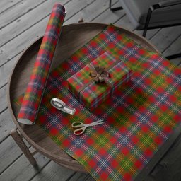 ScotsTee Shop Scottish Forrester (Foster) Tartan Christmas Wrapping Paper Tartan Gift Wrap