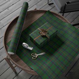 ScotsTee Shop Scottish Kennedy Tartan Christmas Wrapping Paper Tartan Gift Wrap