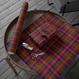 ScotsTee Shop Scottish MacGowan (McGowan) Tartan Christmas Wrapping Paper Tartan Gift Wrap