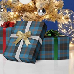 ScotsTee Shop Scottish Garden (Gardyne) Tartan Christmas Wrapping Paper Tartan Gift Wrap