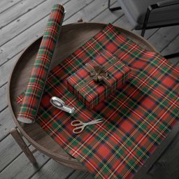 ScotsTee Shop Scottish Lyle Tartan Christmas Wrapping Paper Tartan Gift Wrap