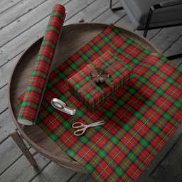 ScotsTee Shop Scottish Fairlie Tartan Christmas Wrapping Paper Tartan Gift Wrap