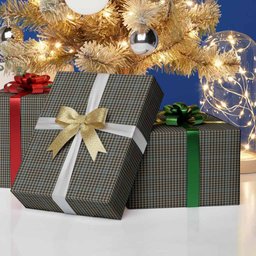 ScotsTee Shop Scottish Haig Tartan Christmas Wrapping Paper Tartan Gift Wrap