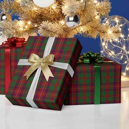 ScotsTee Shop Scottish Geddes Tartan Christmas Wrapping Paper Tartan Gift Wrap