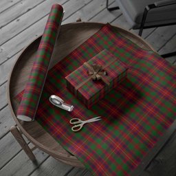ScotsTee Shop Scottish Geddes Tartan Christmas Wrapping Paper Tartan Gift Wrap