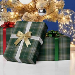 ScotsTee Shop Scottish Kelso Tartan Christmas Wrapping Paper Tartan Gift Wrap