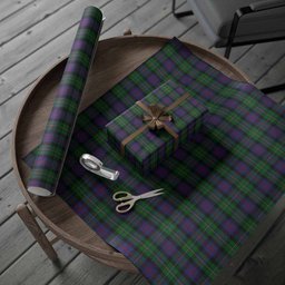 ScotsTee Shop Scottish MacCallum (McCallum) Tartan Christmas Wrapping Paper Tartan Gift Wrap
