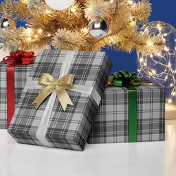 ScotsTee Shop Scottish Glendinning Tartan Christmas Wrapping Paper Tartan Gift Wrap