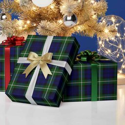 ScotsTee Shop Scottish Lammie Tartan Christmas Wrapping Paper Tartan Gift Wrap