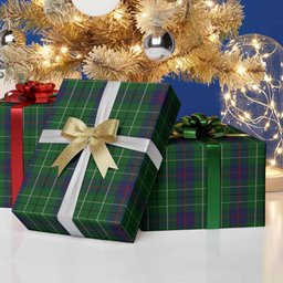 ScotsTee Shop Scottish Duncan Tartan Christmas Wrapping Paper Tartan Gift Wrap
