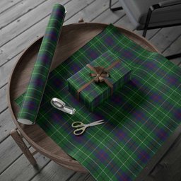 ScotsTee Shop Scottish Duncan Tartan Christmas Wrapping Paper Tartan Gift Wrap