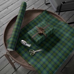 ScotsTee Shop Scottish Cranstoun (Cranston) Tartan Christmas Wrapping Paper Tartan Gift Wrap