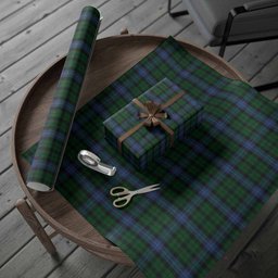 ScotsTee Shop Scottish MacIntyre (McIntyre) Tartan Christmas Wrapping Paper Tartan Gift Wrap
