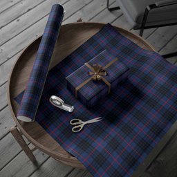 ScotsTee Shop Scottish Morgan Tartan Christmas Wrapping Paper Tartan Gift Wrap