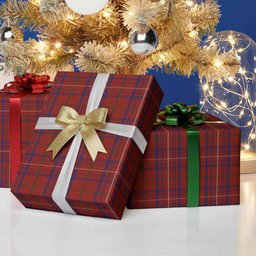 ScotsTee Shop Scottish Rose Tartan Christmas Wrapping Paper Tartan Gift Wrap