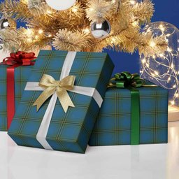 ScotsTee Shop Scottish Oliver Tartan Christmas Wrapping Paper Tartan Gift Wrap
