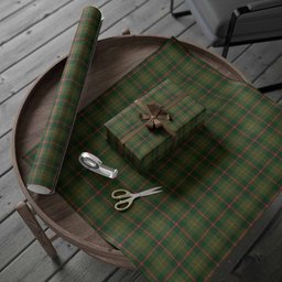 ScotsTee Shop Scottish Symington Tartan Christmas Wrapping Paper Tartan Gift Wrap