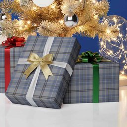 ScotsTee Shop Scottish Tweedie Tartan Christmas Wrapping Paper Tartan Gift Wrap
