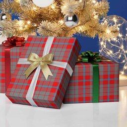 ScotsTee Shop Scottish Moubray Tartan Christmas Wrapping Paper Tartan Gift Wrap