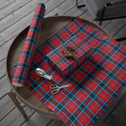 ScotsTee Shop Scottish MacTavish (McTavish) Tartan Christmas Wrapping Paper Tartan Gift Wrap