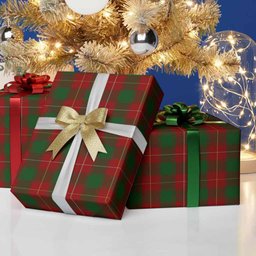 ScotsTee Shop Scottish MacPhee (McPhee) Tartan Christmas Wrapping Paper Tartan Gift Wrap