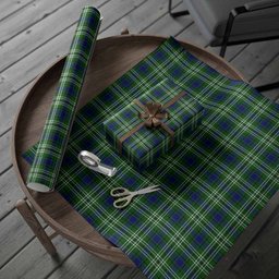 ScotsTee Shop Scottish Mow Tartan Christmas Wrapping Paper Tartan Gift Wrap