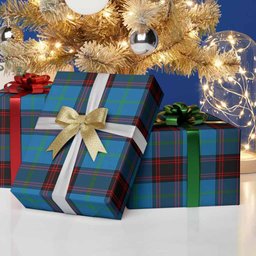 ScotsTee Shop Scottish Wedderburn Tartan Christmas Wrapping Paper Tartan Gift Wrap