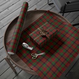 ScotsTee Shop Scottish MacNicol (McNicol) Tartan Christmas Wrapping Paper Tartan Gift Wrap