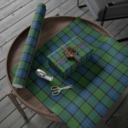 ScotsTee Shop Scottish Stirling Tartan Christmas Wrapping Paper Tartan Gift Wrap