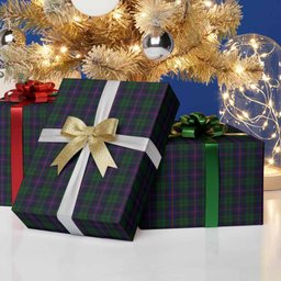 ScotsTee Shop Scottish Urquhart Tartan Christmas Wrapping Paper Tartan Gift Wrap
