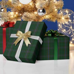 ScotsTee Shop Scottish MacRae (McRae) Tartan Christmas Wrapping Paper Tartan Gift Wrap
