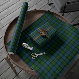 ScotsTee Shop Scottish McCoy Tartan Christmas Wrapping Paper Tartan Gift Wrap